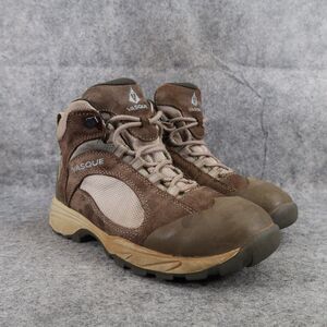 Vasque Shoes Women 7.5 Boots Hiking Outdoor Athletic High Top Leather Trek Brown